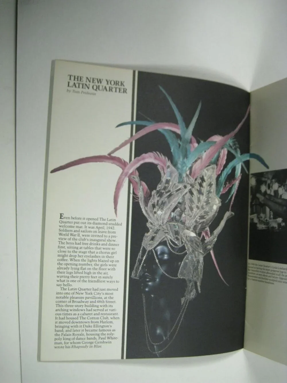 Costumes of the Latin Quarter Program Boston 1978 1979 Woman as Fantasy Erte